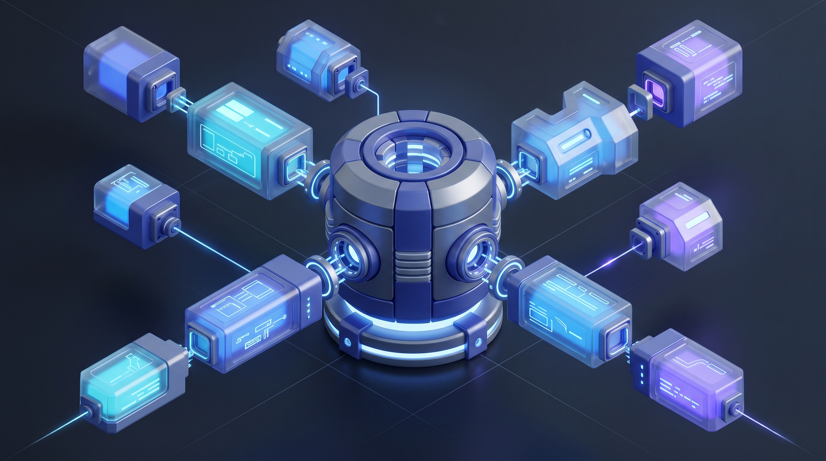 Stable core with attachable modules